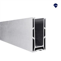 Регулируемый алюминиевый стеклянный канал 0,5 кН с верхним креплением